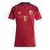 Camiseta Bélgica Axel Witsel #6 Primera Equipación Replica Eurocopa 2024 para mujer mangas cortas